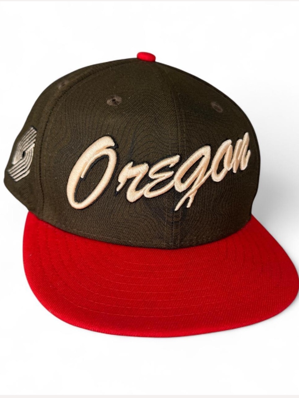 Portland Trail Blazers New Era Brown/Red 2020/21 City Ed 9FIFTY SnapBack Hat Cap